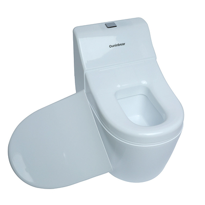 Witte Cradle Style Baby Potty Toilet met Print Pattern Accepteert OEM EN71 Test Gecertificeerd