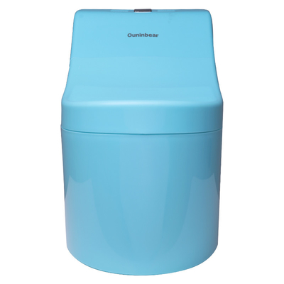 Blauw toilet babystoel trainer met geluid en LED licht voor 8M-6Year oud kinderen