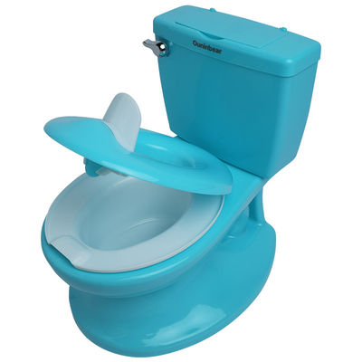 Vast plastic babypotje trainingsstoel Wit Blauw Roze EN-71 gecertificeerd