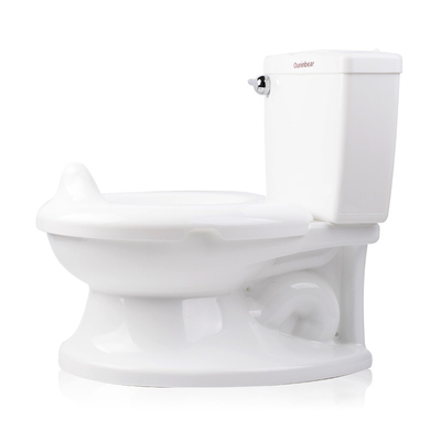 Afgedrukt milieuvriendelijk toilet voor babypotten EN-71/AS NZS 8124 Gecertificeerd blauw/wit/roze.