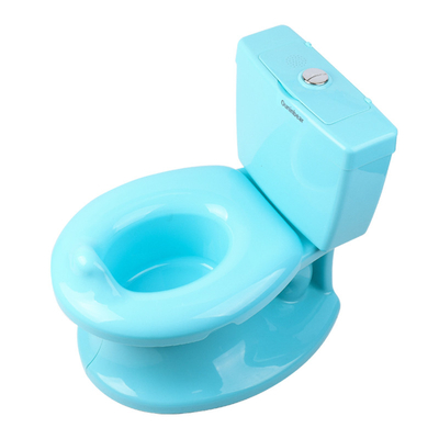 Gecertificeerde baby toiletpot met spoelgeluid Wit Blauw Roze Kinderenpot Trainer EN71 getest