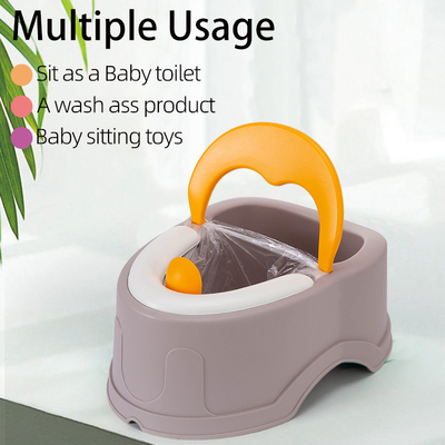 Solid Roze/Blauwe/Zwarte Baby Toilet Potty Seat met Custom Logo Lichtgewicht Design