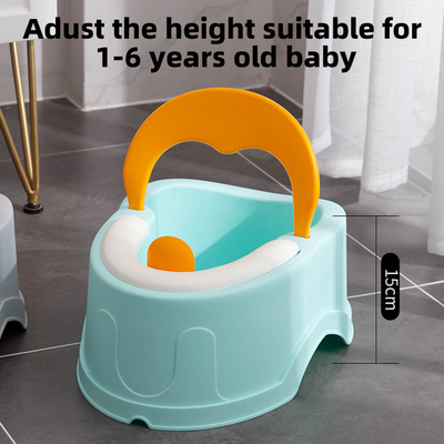 Solid Roze/Blauwe/Zwarte Baby Toilet Potty Seat met Custom Logo Lichtgewicht Design
