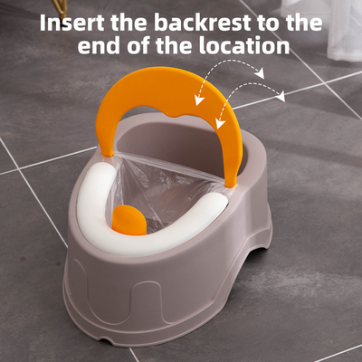 Baby toiletpot met aangepast logo solide ontwerp voor kleuter toilet training