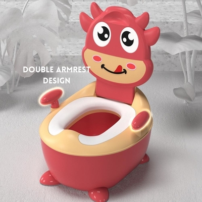 Koeienvorm Cartoon Baby Potty Toilet met EN71-testcertificering