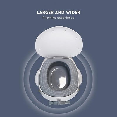 Cartoon Airplane Shape Baby Potty Training Toilet met aangepast logo voor EN71-testing