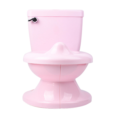 Kinderen simulatie toilet met spoelgeluid Wit Blauw Roze Potty Seat EN71 Test Gecertificeerde Babytraining