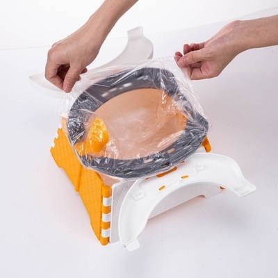 PP TPE dierpatroon baby toiletpot voor wit Oranje Grijs