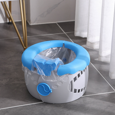 Custom Logo Baby Toilet Potty in Serenity Blauwe Oceaan Vriendelijk PP TPE voor Potty Training