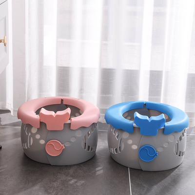 Custom Logo Baby Toilet Potty in Serenity Blauwe Oceaan Vriendelijk PP TPE voor Potty Training
