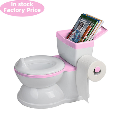 Grijs Roze Blauw EN71 Test Gecertificeerd Baby Training Potty Toilet Kit met Custom Logo