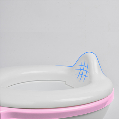 Grijs Roze Blauw EN71 Test Gecertificeerd Baby Training Potty Toilet Kit met Custom Logo