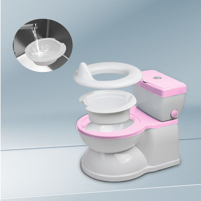 Grijs Roze Blauw EN71 Test Gecertificeerd Baby Training Potty Toilet Kit met Custom Logo