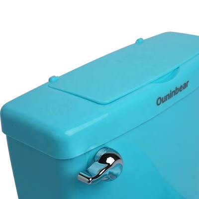 Blauw plastic baby-trainingspotje EN71 Test goedgekeurd zuivere kleuren toilettrainer voor kinderpotje.
