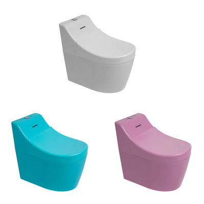 Eco-vriendelijke blauw/roze/wit gedrukte toilettrainingsstoel voor peuters