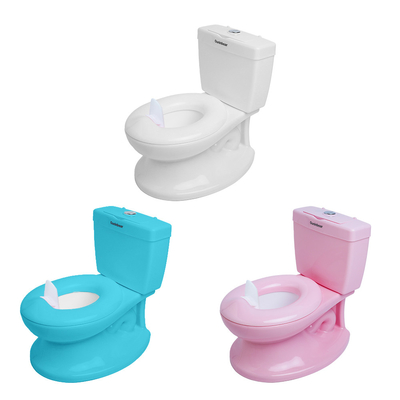 Eco Friendly Kids Potty met aangepast logo Toilet Trainer voor peuters in blauw/roze/wit