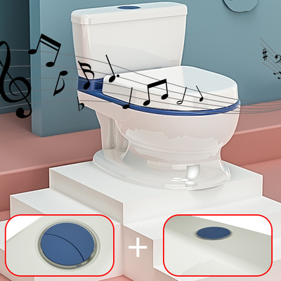Musical Baby Potty Training Toilet Lichtgewicht Eco-vriendelijk PP met Custom Logo