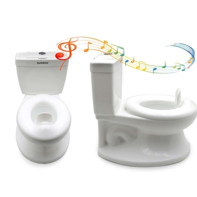 Echte kindertoiletten Baby-potty-toilet voor training in roze/wit/blauw