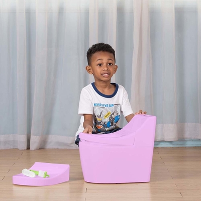 Blauw Wit Roze Moderne Potty Training Baby Toilet met EN-71 Certificering