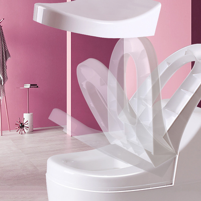 Cradle Style Kinderen Toilet Pot Print Patroon Unisex Baby Pot met EN71 Test Certificaat