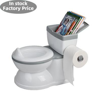 Baby-potty toilet met schattig tekenfilmontwerp Makkelijk schoon te maken kinderen-potty met spoelmuziek