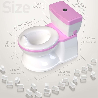 Blauw Roze Wit Kinderen Potty Toilet Trainer met Custom Logo Aanvaarding en Eco Friendly Design