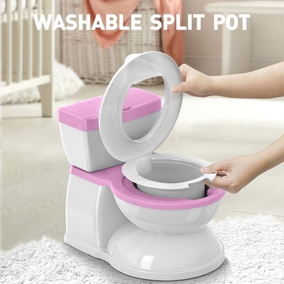 Blauw Roze Wit Kinderen Potty Toilet Trainer met Custom Logo Aanvaarding en Eco Friendly Design