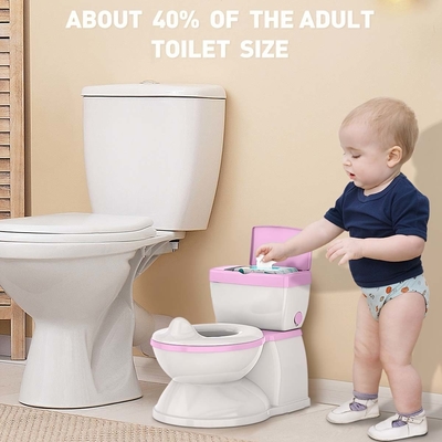 Blauw Roze Wit Kinderen Potty Toilet Trainer met Custom Logo Aanvaarding en Eco Friendly Design