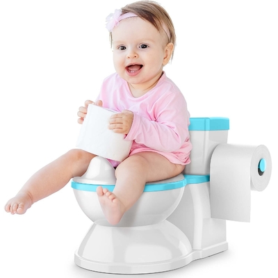 Grijze/roze/blauwe afdruk Eco-vriendelijke baby-potty toilet trainer voor kinderen