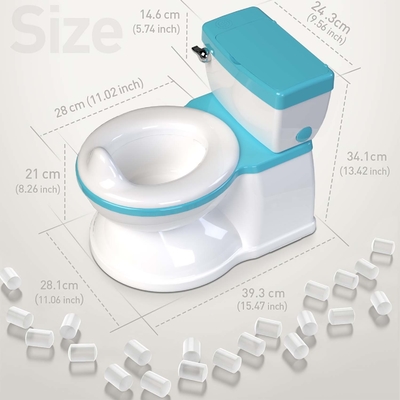 Grijze/roze/blauwe afdruk Eco-vriendelijke baby-potty toilet trainer voor kinderen