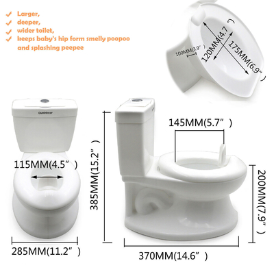Fabriek rechtstreeks leverancier Baby Potty Niet-giftig Kind Training Toilet schattig tekenfilmontwerp voor Toliet Trainer