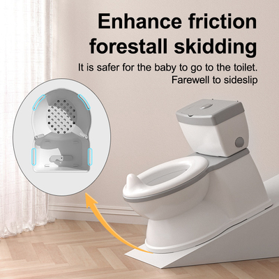 Eco-vriendelijke plastic baby-potty toilet met schattig cartoon ontwerp OEM/ODM Potty training toilet