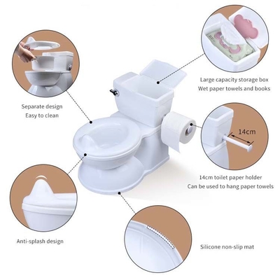 Custom Logo Baby Potty Toilet EN-71 Gecertificeerde Paarse Training Potty voor baby's