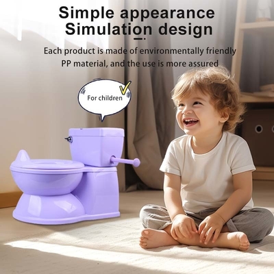Custom Logo Baby Potty Toilet EN-71 Gecertificeerde Paarse Training Potty voor baby's