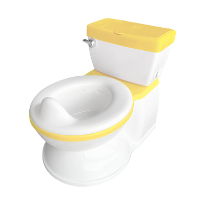 2 in 1 gele vouwbaar babypotje Trainingstoel Veiligheid Draagbaar karton Realistisch Commode stoelbedekking