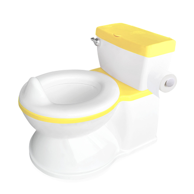 2 in 1 gele vouwbaar babypotje Trainingstoel Veiligheid Draagbaar karton Realistisch Commode stoelbedekking