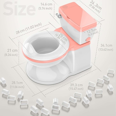 Groothandel Opvouwbare babykloof Training Toilet PP Plastic Kinderen Draagbare Kloef Voor Kleuters