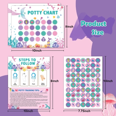 Graffiti Sticker Potty Training Chart Kleurrijk Voor Kleine Kinderen Jongen Meisje
