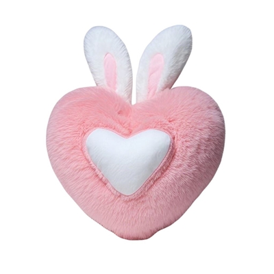 Lief hartvormig pluis kussen zacht slaapkussen woonkamer decor valentijnsdag cadeautjes comfortabel liefdeskussen sofa kussen